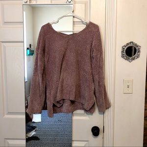 Pink Rose Soft Sweater